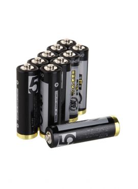 AA Alkaline Battery - 10 pcs/set [Black]