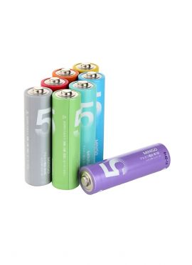 AA Alkaline Battery 8 Pack(Colorful)