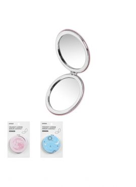 Round Double-sided Folding Portable Mirror