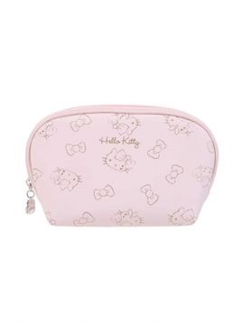 Hello Kitty Shell Makeup Bag (Pink)