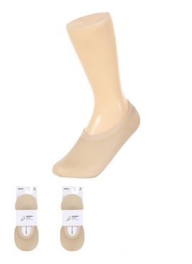 Women's Comfortable Low Cut Socks 3 Pairs (Nude)