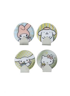 Sanrio Characters Round Iron Hooks (4 pcs)