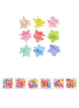 Mini Colored Hair Claw Clip