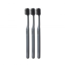 Toothbrushes with Binchotan Soft Bristles & Broad Head (3 pcs)