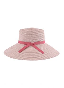 Happy Vacation Elegant Straw Hat For Women(Pink)