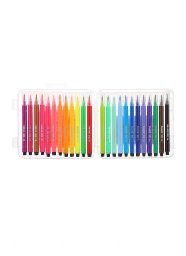 Watercolor Pens Set with Soft Tip (24 Colors)