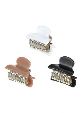 2.5cm Hair Claw Clip 6pcs(Solid color)