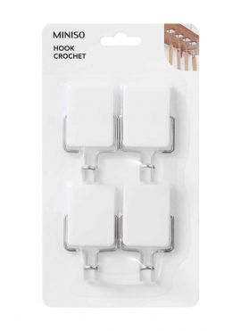 Square Hook in Creative Shape (4pcs)