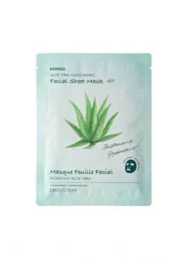 MINISO Aloe Vera Moisturizing Facial Sheet Mask 1pc