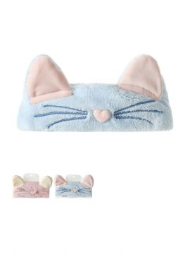 Kitten Embroidered Headband