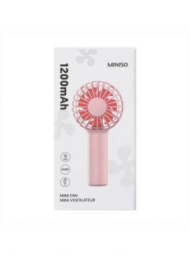 Candy Series 1200mAh Mini Fan (Pink)