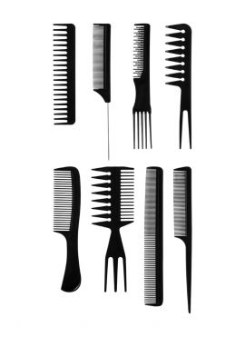 Professional Styling Comb Set (8 pcs)