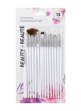 Flowers Series Nail Art Brush Set (15 pcs)