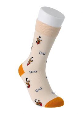 Mickey Mouse Family Collection Full Print Crew Socks 21cm (Pluto)