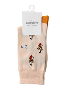 Mickey Mouse Family Collection Full Print Crew Socks 21cm (Pluto)