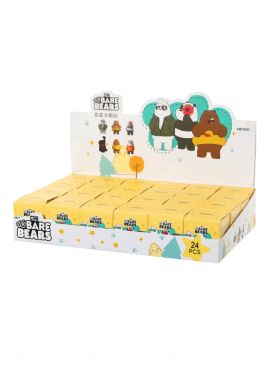 We Bare Bears Collection Summer Series 3D Fridge Magnets Blind Box