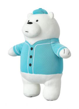 We Bare Bears Collection 4.0 Plush Toy with Outfit(Ice Bear)