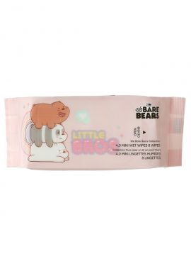 We Bare Bears Collection 4.0 Mini Wet Wipes (8 Wipes×8 Packs)