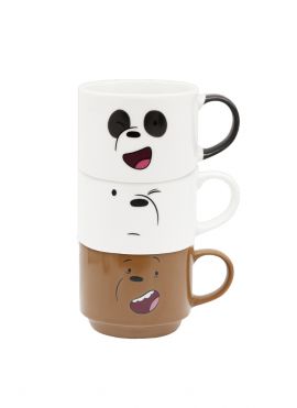 We Bare Bears Collection 4.0 Ceramic Mug Mix 255mL (3pcs)