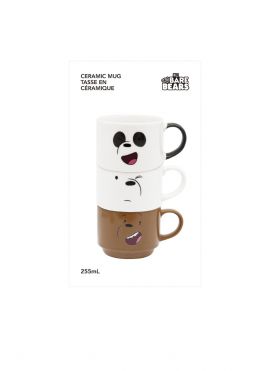 We Bare Bears Collection 4.0 Ceramic Mug Mix 255mL (3pcs)