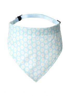 Pet Series 2.0 Bandana Collar (Blue, Daisy)