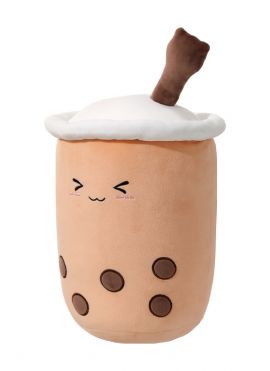 Beverages Series Pillow Little Bear Milk Tea with Straw(Coffee)