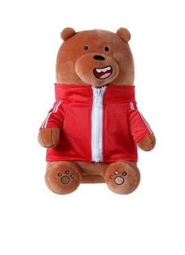 We Bare Bear Collection Sportswear Plush Toy(Grizz)