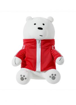 We Bare Bear Collection Sportswear Plush Toy(Ice-bear)