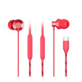 Type-C In-Ear Earphones (Red)  Model: PA369