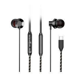 Type-C In-Ear Earphones (Black)  Model: PA369