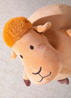  Round Plush Toy(Brown Camel)