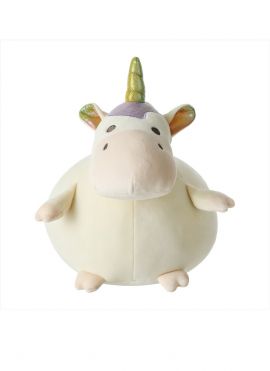  Round Plush Toy(White Unicorn)