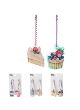 Dessert Series Acrylic Notes Clip Keychain