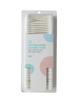 Eco-friendly Premium Cotton Swabs with Paper Sticks (500 pcs)