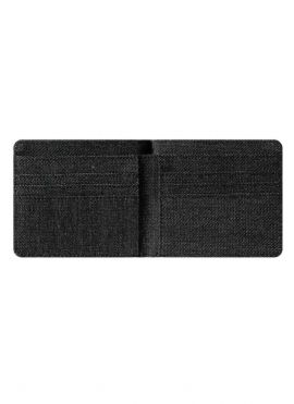 Men's Check Wallet(Black)