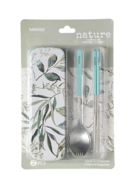 Nature Series-Flatware Set (Spoon & Chopsticks)