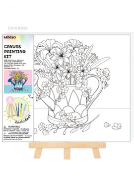 Canvas Painting Kit 30x25cm (Flowers)