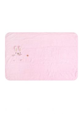 Animal Plush Toy Blanket (Rabbit)