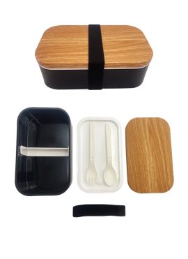 Wood Grain Design Bento Box(900mL)