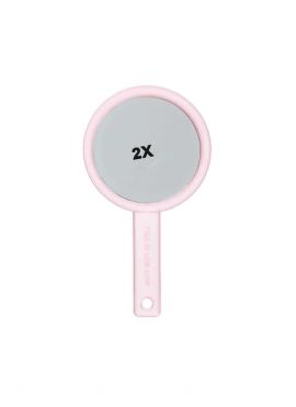 Mini Double Sided Hand-Held Vanity Mirror