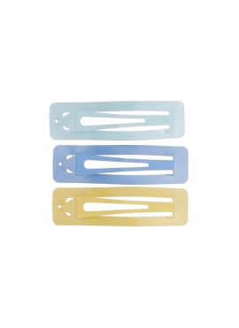 Colorful Series Rectangle Hair Clip (6cm, 6 pcs)