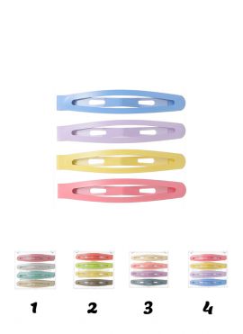 Colorful Series Hair Clip (6cm, 8 pcs)