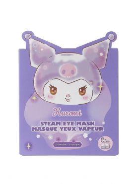 Kuromi Steam Eye Masks (Lavender, 5 pcs)-Sanrio