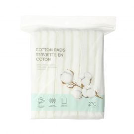 MINISO Dual-use Stitched Edge Cotton Pads (270Count)