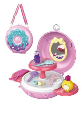 Donut Series Play House Plastic Toy Set(Makeup Box)