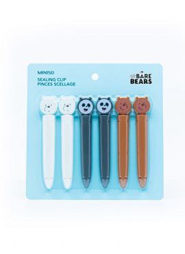 We Bare Bears Collection Sealing Clip (6 pcs)