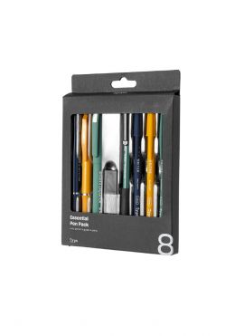 8-piece Stationery Set (Retro Colors)