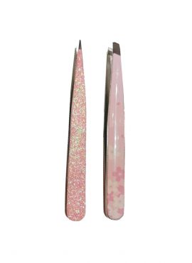 Sakura Blossom Series Eyebrow Tweezer Set (2 pcs)