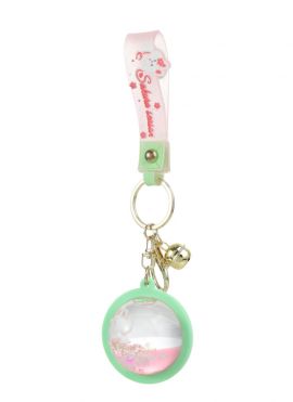 Sakura Series Floating Rabbit Keychain(Planet)