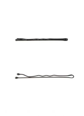 Classic Black Hair Pins (40 pcs, 5cm)